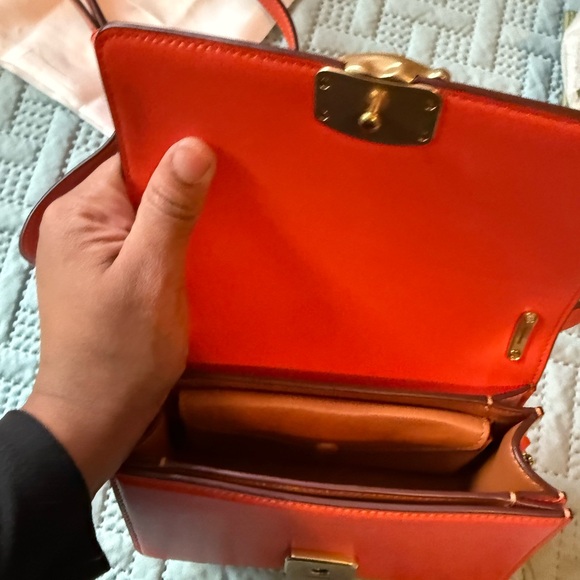 Coach Sun Orange Bandit Crossbody Bag - Picture 4 of 5